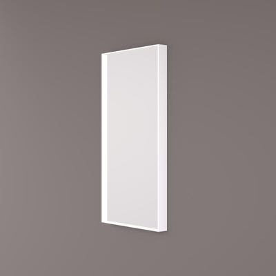 Badkamerspiegel metalen frame SPV9200WLI | 35x80 cm | Rechthoekig | Wit mat