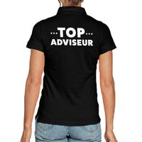 Top adviseur beurs/evenementen polo shirt zwart voo 2XL  -