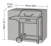 Garland Barbecuehoes (97x51x79cm) groen - thumbnail