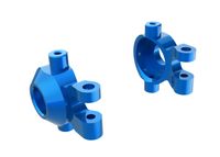 Traxxas - Steering blocks, 6061-T6 aluminum (blue-anodized) (left & right) (TRX-9737-BLUE) - thumbnail