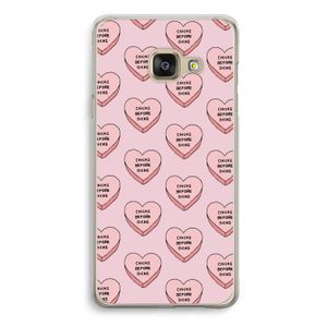 Chicks before dicks: Samsung Galaxy A3 (2016) Transparant Hoesje