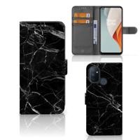 OnePlus Nord N100 | Bookcase | Marmer Zwart - Origineel Cadeau Vader