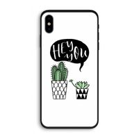 Hey you cactus: iPhone X Biologisch afbreekbaar hoesje