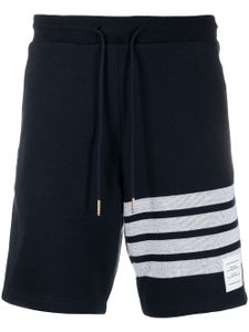 Thom Browne short de bain à détail rayé - Bleu