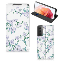 Samsung Galaxy S21 Uniek Smart Cover Blossom White