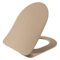 Creavit Wc-Zitting - duroplast - softclose - quick release - Inox Scharnieren - Mat Cappuccino KC0903.01.0800E