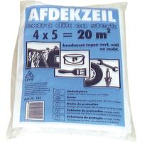Afdekzeil - 3x - transparant - 4 x 5 m - afdekfolie - stucloper