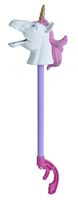 Wild Republic grijper unicorn junior 29 cm wit/roze - thumbnail