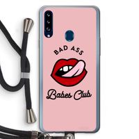 Badass Babes Club: Samsung Galaxy A20s Transparant Hoesje met koord