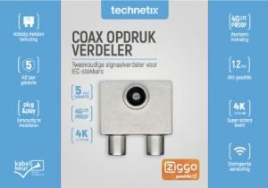 Enzo Technetics PTSX-02 -coax opdruk verdeler IEC - 2074040