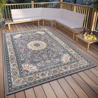 Buitenkleed Kadi Grijs Crème 240x340 Cm Laagpolig Home Collectie - Dekbed-Discounter.nl