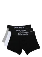 Palm Angels lot de 3 boxers à taille à logo - Noir - thumbnail