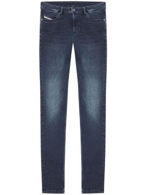 Diesel jean skinny à taille basse - Bleu