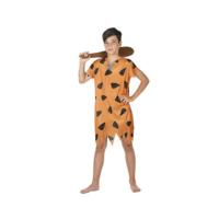 Kostuums voor Kinderen Grotbewoner Oranje (1 Pc) - Maat: 5-6 Jaar - Maat: 5-6 Jaar