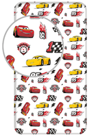 Cars Hoeslaken - 90 x 200 cm - Katoen - hoek 25 cm