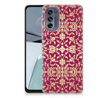 Siliconen Hoesje Motorola Moto G62 5G Barok Pink