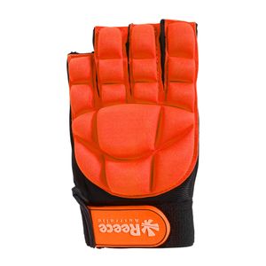 Hockey Handschoen Comfort Half Finger Oranje