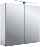 Emco Mee Spiegelkast 80x15,3x74,6 cm 2 deuren LED opbouw