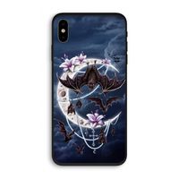 Vleermuizen Maan: iPhone X Biologisch afbreekbaar hoesje