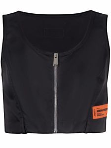 Heron Preston haut crop à patch logo - Noir