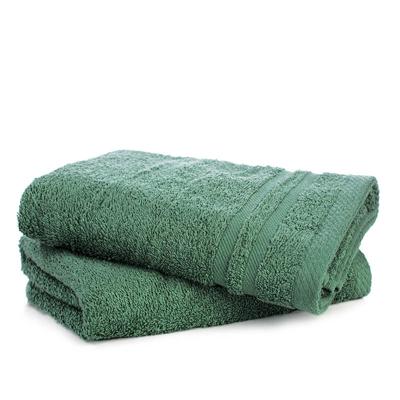 Set Van 2 Handdoeken Donkergroen 2 Pack Fresh And Co - Dekbed-Discounter.nl
