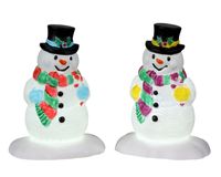 Je Holly Hat Snowman Set Of 2 B/O (4.5V) Kerst koopt je goedkoop bij Warentuin. - LEMAX