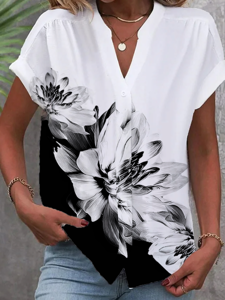 Floral Loose Casual Blouse