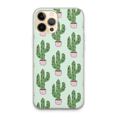 Cactus Lover: iPhone 13 Pro Max Transparant Hoesje