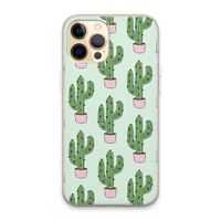 Cactus Lover: iPhone 13 Pro Max Transparant Hoesje