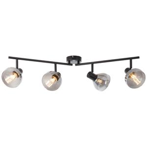 Brilliant Design plafondlamp Reflekt 4-lichts zwart 82732/06