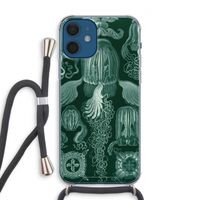 Haeckel Cubomedusae: iPhone 12 Transparant Hoesje met koord