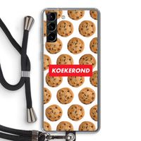 Koekerond: Samsung Galaxy S21 Plus Transparant Hoesje met koord