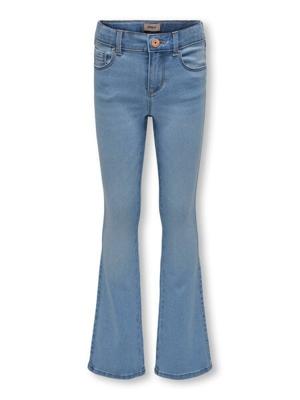 Kids ONLY Zomer jeans broek meisjes blauw - Flared Fit - Kogroyal