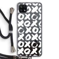 XOXO: Samsung Galaxy A22 5G Transparant Hoesje met koord