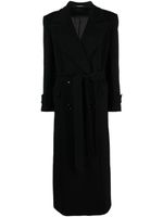 Tagliatore trench Julia à boutonnière croisée - Noir