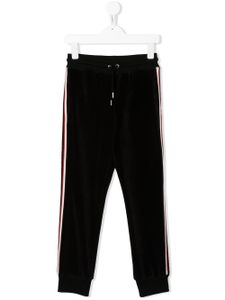 Lanvin Enfant pantalon de jogging à logo latéral imprimé - Noir