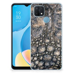 OPPO A15 TPU Hoesje Krokodillenprint