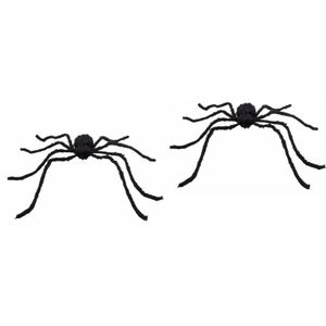 2x Halloween decoratie mega spin 125 cm