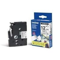Gelamineerde Tape voor Labelmakers Brother TZEFX231 Zwart/Wit 12 mm 12 mm x 8 m