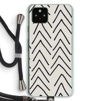 Marrakech Arrows: Pixel 5a 5G Transparant Hoesje met koord