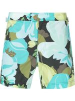 TOM FORD short de bain à fleurs - Vert