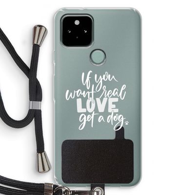 Partner in crime: Pixel 5 Transparant Hoesje met koord