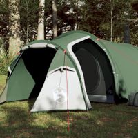 Tent 4-persoons 360x140x105 cm 185T taft groen - thumbnail