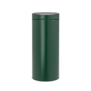 Brabantia Touch Bin afvalemmer 30 liter met kunststof binnenemmer - Pine Green