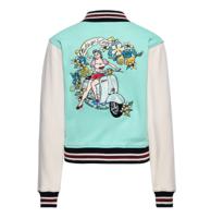 Queen Kerosin Vintage Love College Jacket Mint-XS