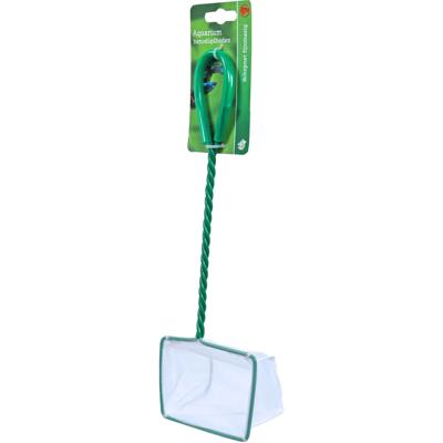 Boon Nylon Fijnmazig Aquarium Schepnet 8cm - Witte, Zacht Net met Vierkante Bodem
