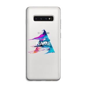 Abstract Spectrum: Samsung Galaxy S10 4G Transparant Hoesje