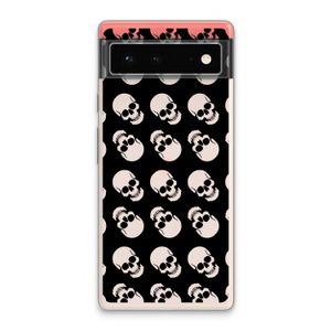 Musketon Skulls: Google Pixel 6 Transparant Hoesje