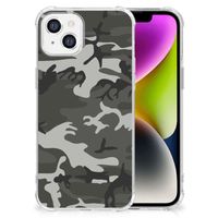 iPhone 14 Doorzichtige Silicone Hoesje Army Light