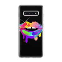 Lip Palette: Samsung Galaxy S10 4G Transparant Hoesje